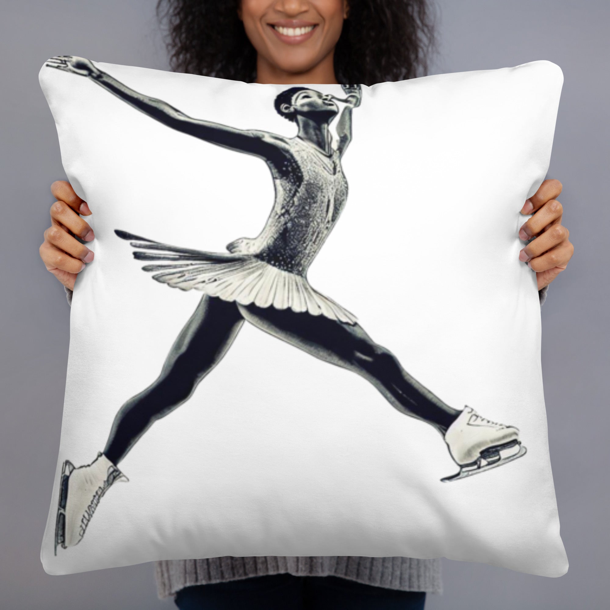Figure skating pillow.
