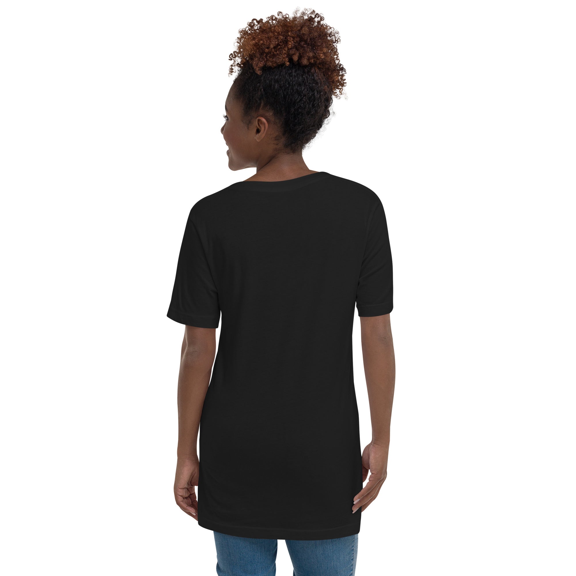 JIH - Unisex Short Sleeve V-Neck T-Shirt